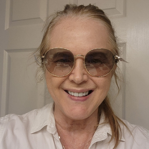 Salvatore Ferragamo Gold and Brown Sunglasses - Picture 3 of 4